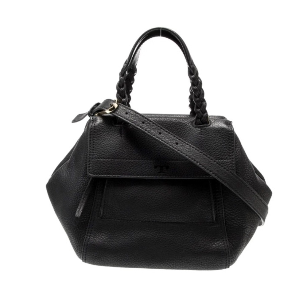 Tory Burch Leather Half Moon Small Satchel